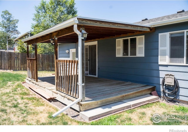 4616 Homestead Ct, Greeley, CO 80634 - view of wooden terrace