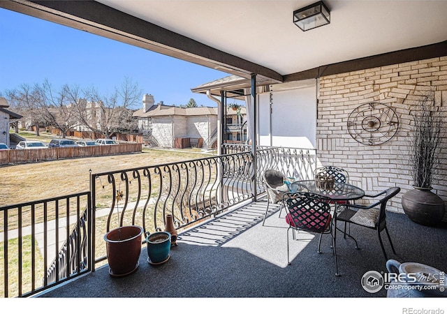 7250 Eastmoor Dr, Denver, CO 80237 - balcony featuring a residential view