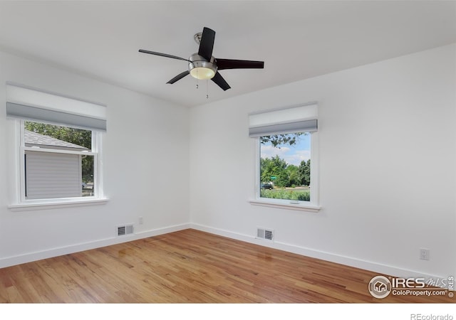 7850 Raleigh Pl, Westminster, CO 80030 - empty room featuring wood finished floors and a ceiling fan