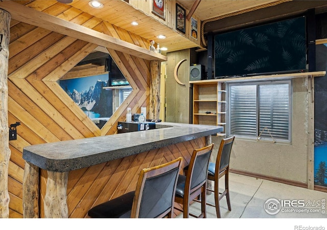 228 Mount Everest Dr, Livermore, CO 80536 - indoor dry bar with recessed lighting