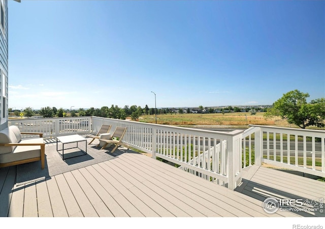 900 Eldorado Ln, Louisville, CO 80027 - deck featuring a view of countryside