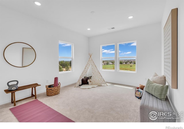 900 Eldorado Ln, Louisville, CO 80027 - game room with carpet and recessed lighting