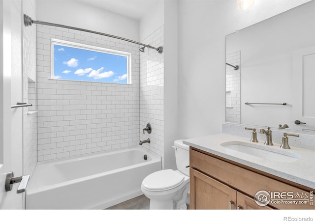 900 Eldorado Ln, Louisville, CO 80027 - bathroom featuring shower / washtub combination, vanity, and tile patterned flooring