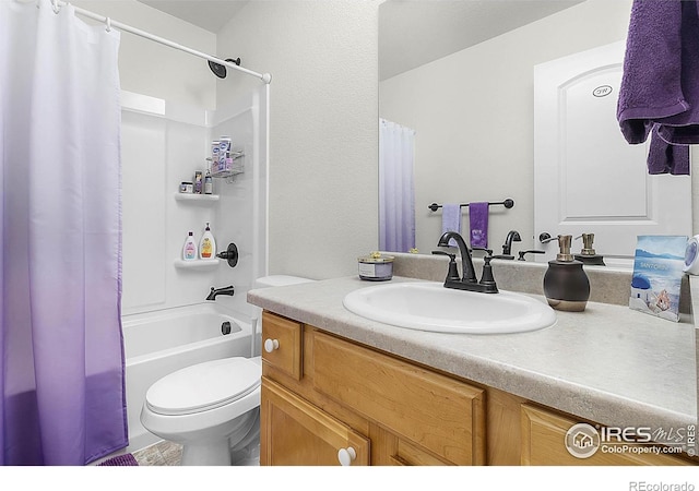 1774 Thrive Dr, Windsor, CO 80550 - full bathroom featuring vanity and shower / bath combination with curtain