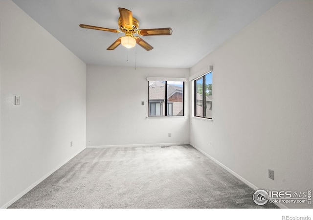 4636 Chestnut Ln, Boulder, CO 80301 - unfurnished room with carpet flooring and a ceiling fan