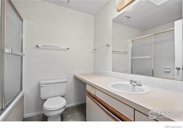 4636 Chestnut Ln, Boulder, CO 80301 - full bath with vanity and combined bath / shower with glass door