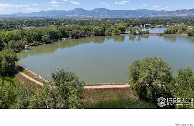 4636 Chestnut Ln, Boulder, CO 80301 - water view featuring mountains