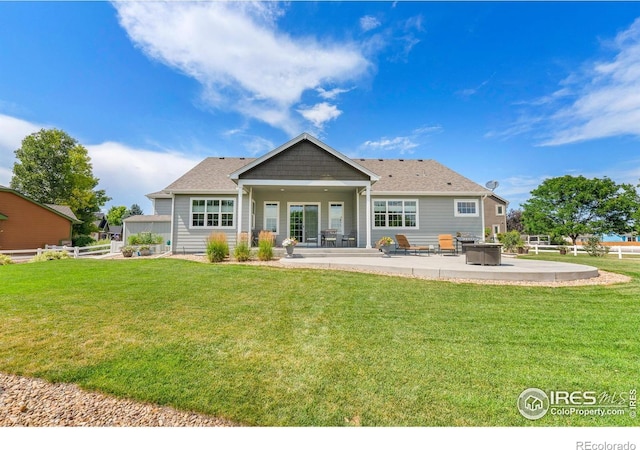 401 Cascade Ct, Johnstown, CO 80534 - rear view of house featuring a patio area