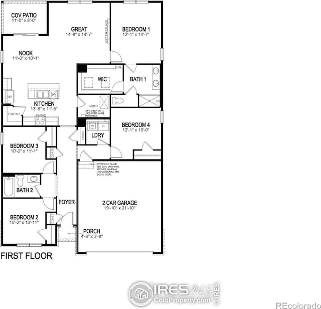 2239 Base St, Fort Lupton, CO 80621 - view of property floor plan