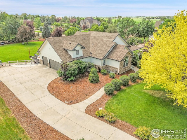 1115 Kestrel Rd, Eaton, CO 80615 - view of subject property featuring a tree filled landscape