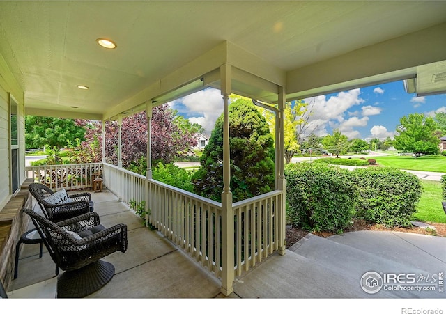 1115 Kestrel Rd, Eaton, CO 80615 - view of covered porch