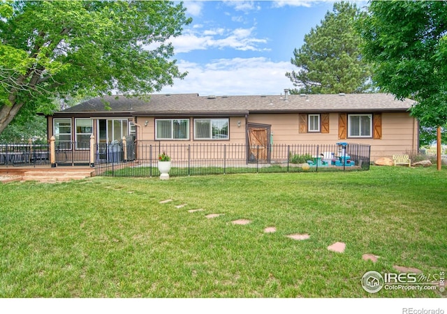 1400 Darton Dr, Johnstown, CO 80534 - view of front of house featuring a patio area