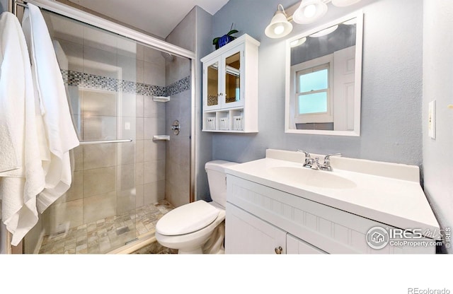 2319 Cotswold Ct, Fort Collins, CO 80526 - bathroom featuring vanity and a shower stall