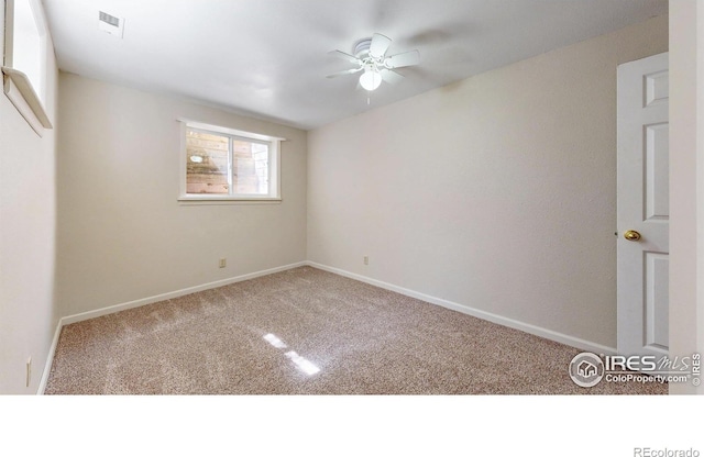 2319 Cotswold Ct, Fort Collins, CO 80526 - unfurnished room featuring carpet flooring and a ceiling fan