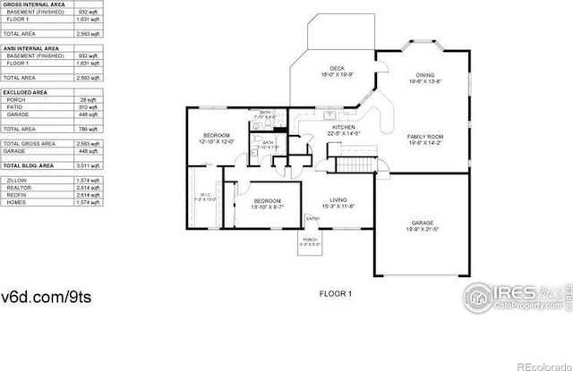 2319 Cotswold Ct, Fort Collins, CO 80526 - view of property floor plan