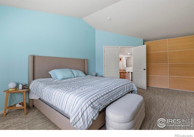 1169 Cooke Ct, Erie, CO 80516 - bedroom featuring lofted ceiling and carpet