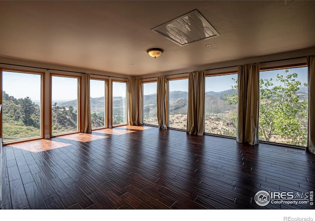 952 Steamboat Valley Rd, Lyons, CO 80540 - unfurnished sunroom with a mountain view