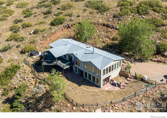 952 Steamboat Valley Rd, Lyons, CO 80540 - view from above of property