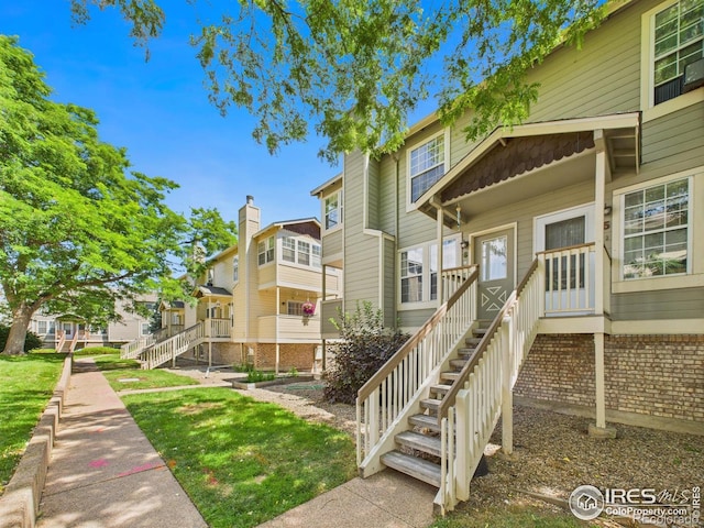 3200 Azalea Dr # 6, Fort Collins, CO 80526 - rear view of house featuring stairs