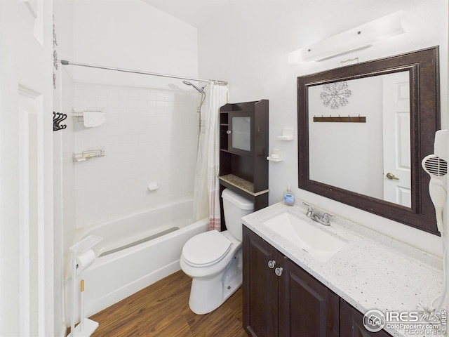 3200 Azalea Dr # 6, Fort Collins, CO 80526 - full bathroom featuring wood finished floors, vanity, and shower / bath combo