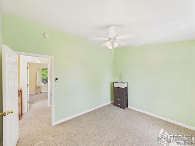 3200 Azalea Dr # 6, Fort Collins, CO 80526 - unfurnished bedroom with light colored carpet and ceiling fan