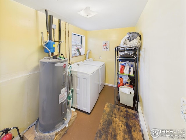 3200 Azalea Dr # 6, Fort Collins, CO 80526 - washroom with washer and dryer and water heater