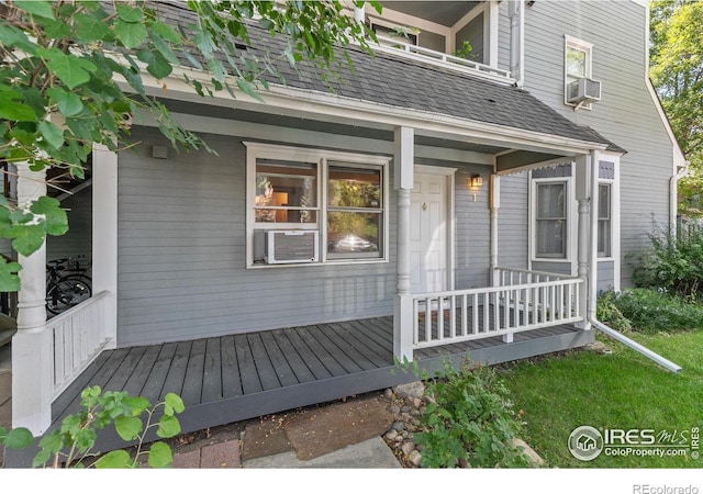1430 18th St Unit 1, Boulder, CO 80302 - property entrance featuring covered porch and a shingled roof