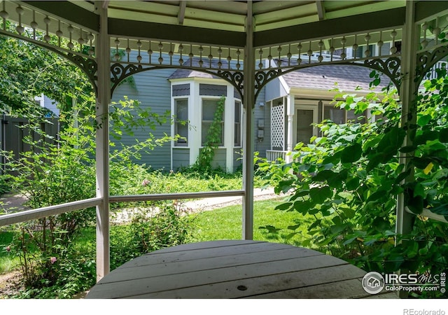 1430 18th St Unit 1, Boulder, CO 80302 - view of unfurnished sunroom