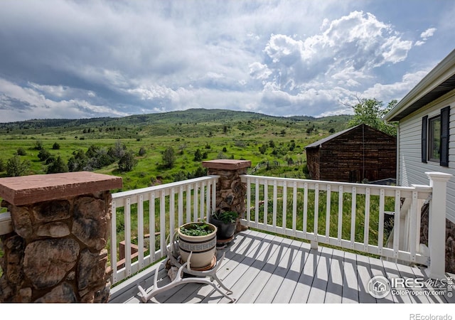 12711 Buckhorn Rd, Loveland, CO 80538 - view of deck