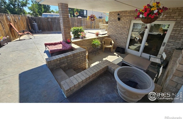 420 Applewood St, Brush, CO 80723 - fenced backyard with a patio