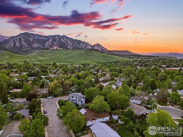 2545 Woodstock Pl, Boulder, CO 80305 - drone / aerial view of a mountain backdrop