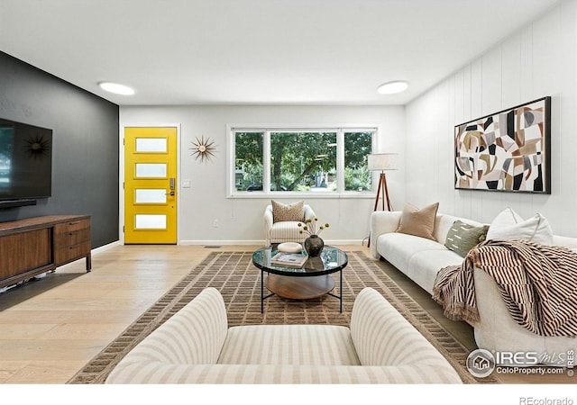 2545 Woodstock Pl, Boulder, CO 80305 - living room with wood finished floors and baseboards