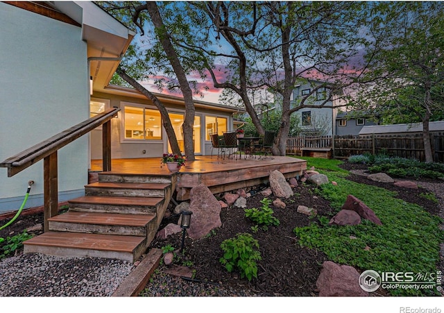 2545 Woodstock Pl, Boulder, CO 80305 - view of deck