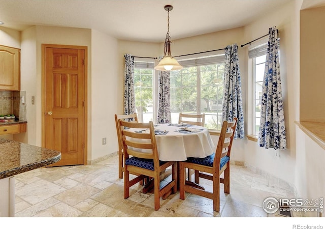 4500 Seneca St Unit 11, Fort Collins, CO 80526 - dining space with stone tile flooring
