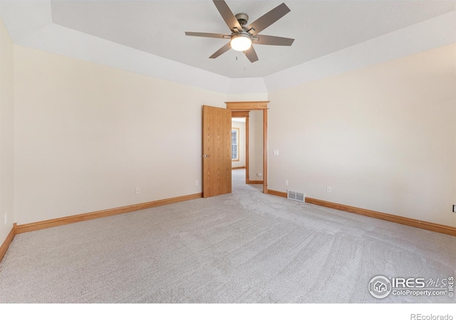 3822 W 11th St Unit 35, Greeley, CO 80634 - carpeted spare room featuring ceiling fan and baseboards