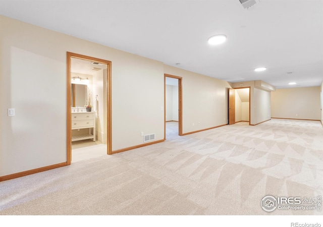 3822 W 11th St Unit 35, Greeley, CO 80634 - below grade area with light carpet