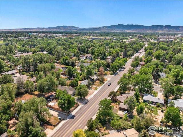 511 E Prospect Rd, Fort Collins, CO 80525 - bird's eye view of a mountainous background