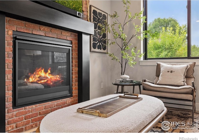 4306 Dixon St, Timnath, CO 80547 - sitting room with a fireplace