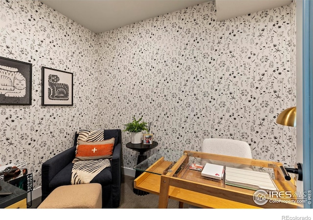 4306 Dixon St, Timnath, CO 80547 - office space with wallpapered walls