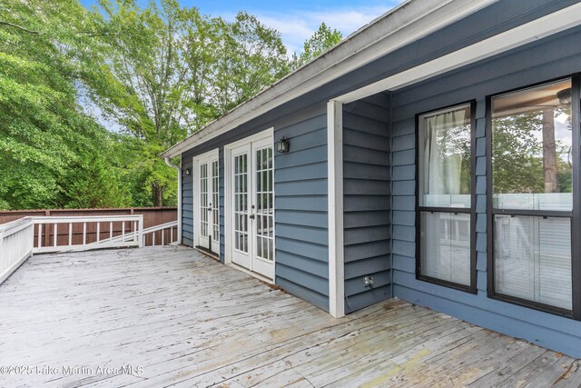 226 Auburn Dr, Alexander City, AL 35010 - deck featuring french doors