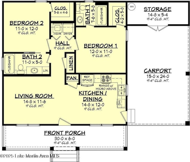 27 Bob Lo Dr, Dadeville, AL 36853 - view of room layout