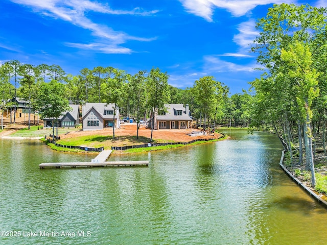 194 Oliver Way, Dadeville, AL 36853 - water view with a floating dock