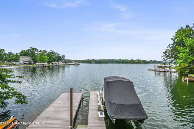 421 Mccain Rd, Eclectic, AL 36024 - dock area featuring a water view