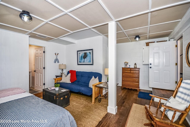 421 Mccain Rd, Eclectic, AL 36024 - bedroom with wood finished floors