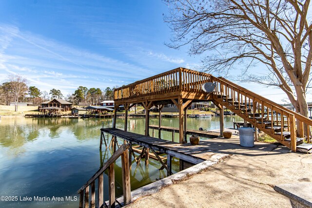 100 Royal Dr, Equality, AL 36026 - view of dock with a water view