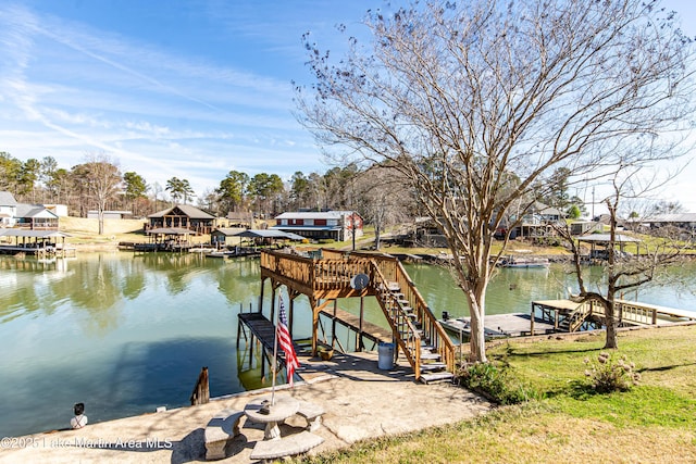 100 Royal Dr, Equality, AL 36026 - view of dock with a water view