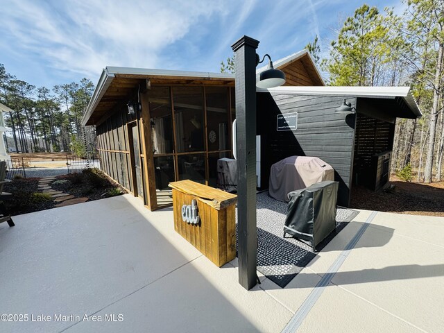 exterior space featuring a patio