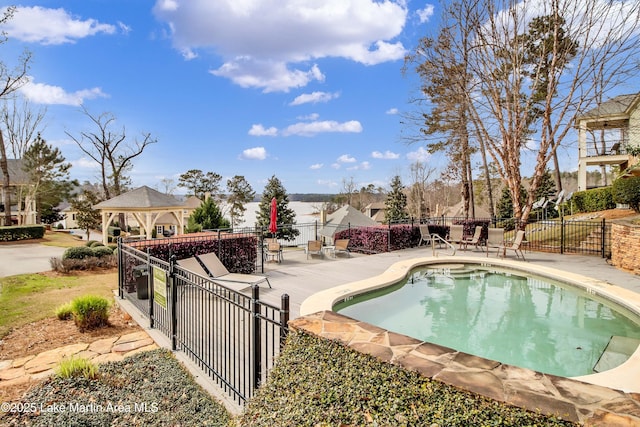 110 Village Loop Unit A103, Dadeville, AL 36853 - view of pool featuring a gazebo