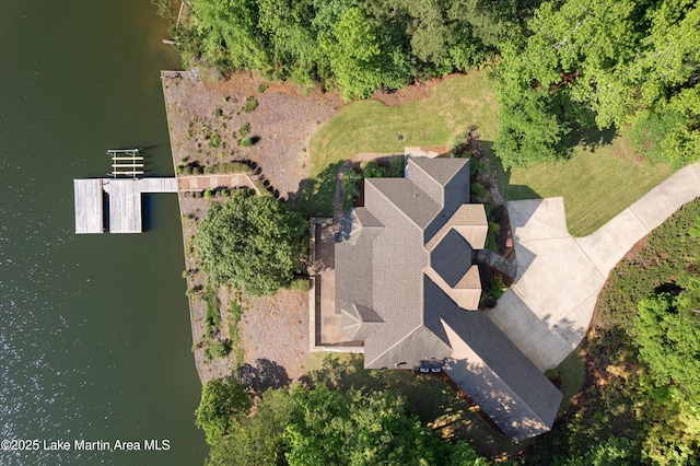 1689 River Oaks Dr, Jacksons Gap, AL 36861 - aerial overview of property's location with a large body of water