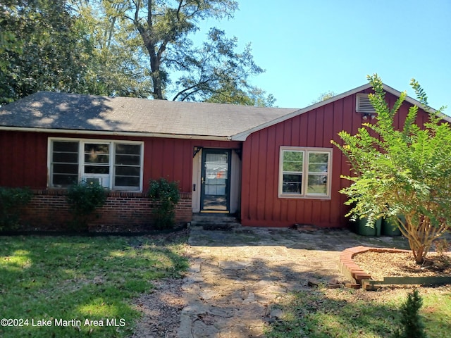 view of ranch-style home